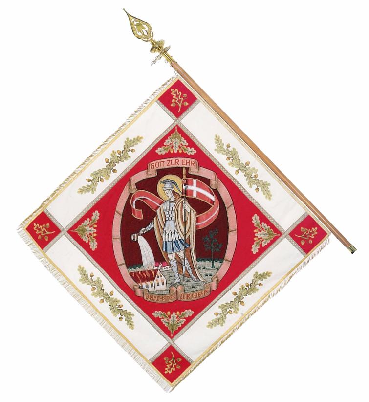 Vorderseite der Vereinsfahne